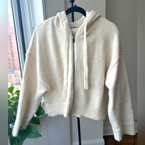 The Cashmere Project Zip Up Wool Hoodie